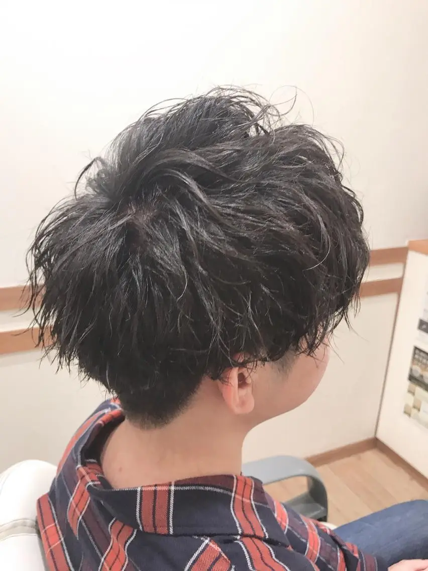 ミディアム パーマ カット パーマ アザマ　ヤスカツ _rosso 川口のヘアスタイル