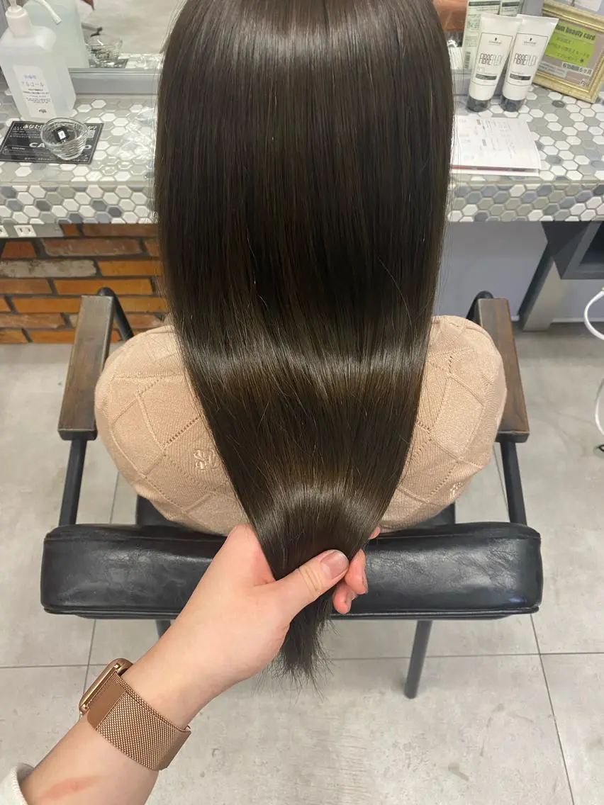 セミロング トリートメント 𝒀𝒖𝒊𝒏𝒂 梅田/透明感カラーのヘアスタイル