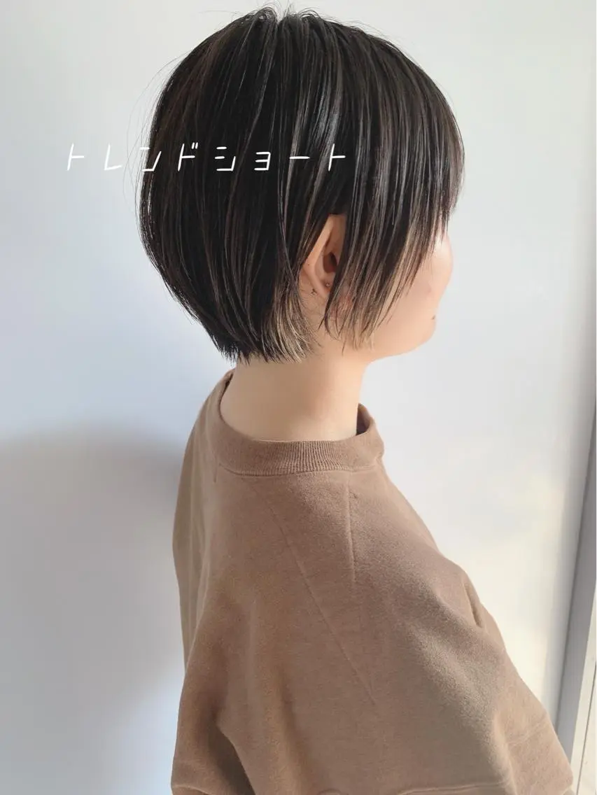 ショート 🎉骨格矯正カット ばば　としまさのヘアスタイル