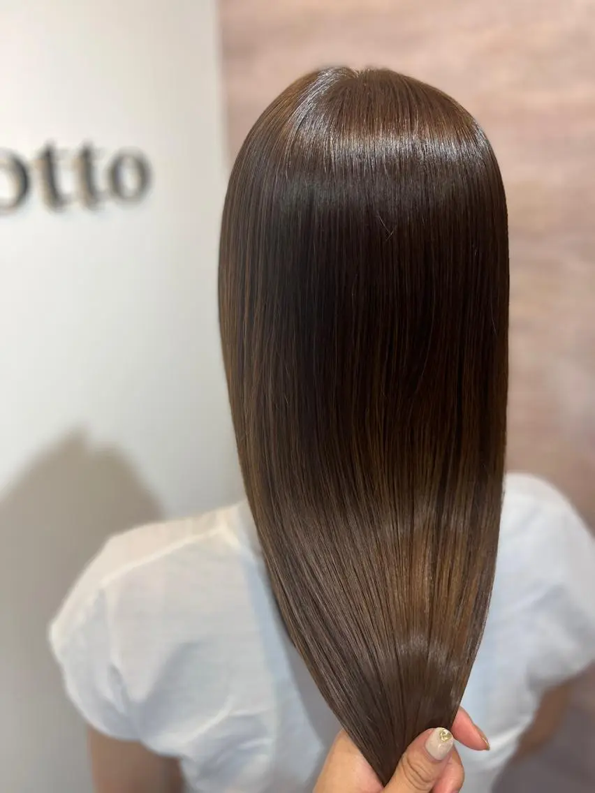セミロング カラー パーマ ヘアアレンジ メンズ キッズ ネイル マツエク・マツパ アイブロウ resort salon ottoのヘアスタイル