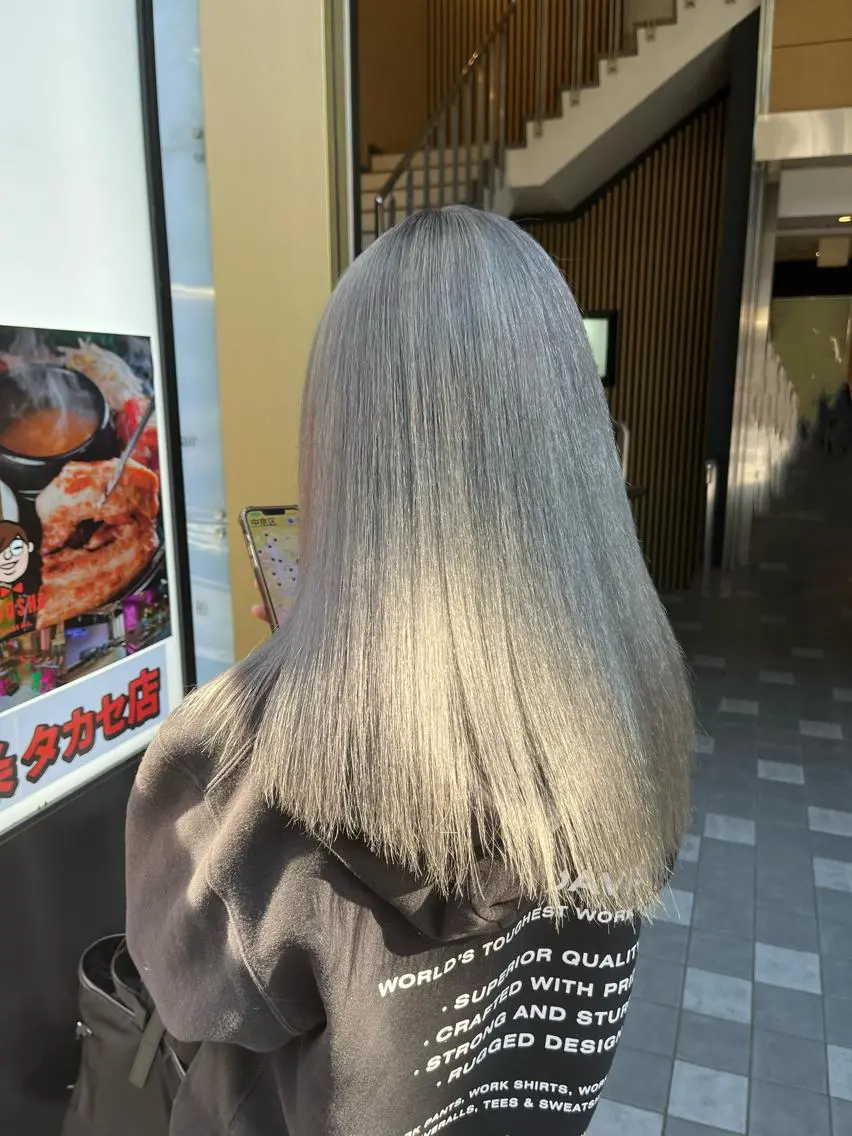 ミディアム カラー カット ヘアカラー トリートメント s.sweet NACHIKAのヘアスタイル