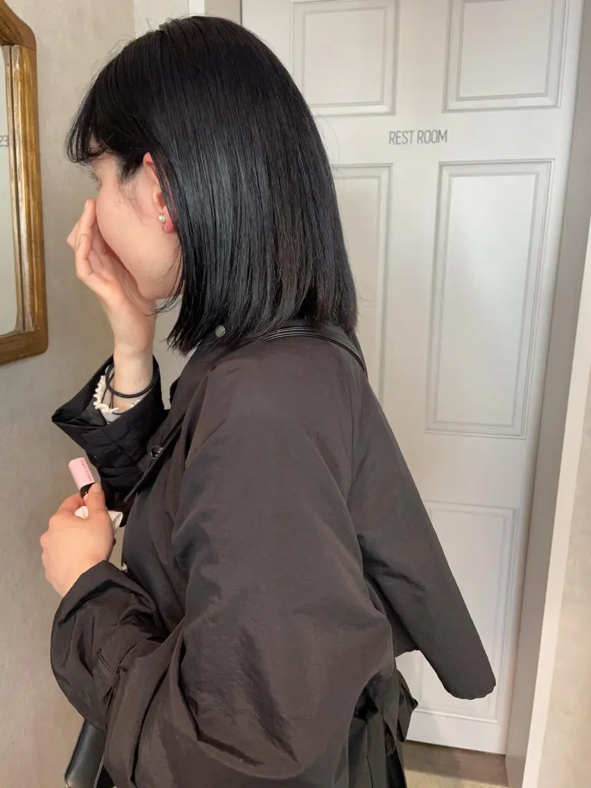 ショート カラー ヘアカラー ナチュラル透明感🌱 小山美樹子のヘアスタイル