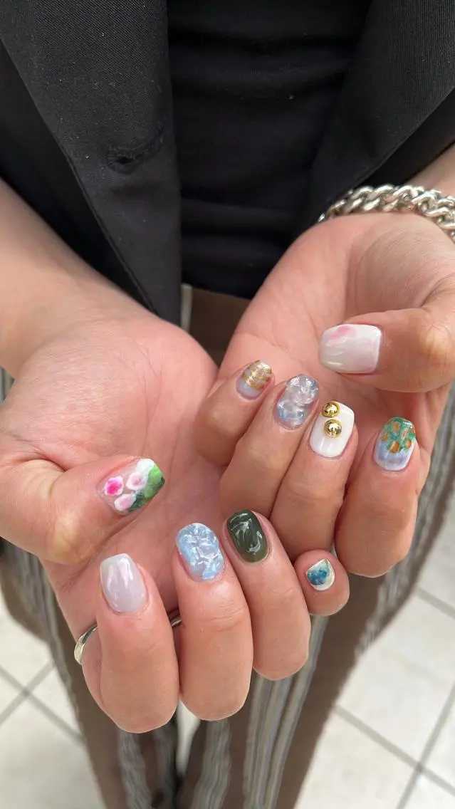 ネイル ハンドネイル 梶山 美月のネイルデザイン