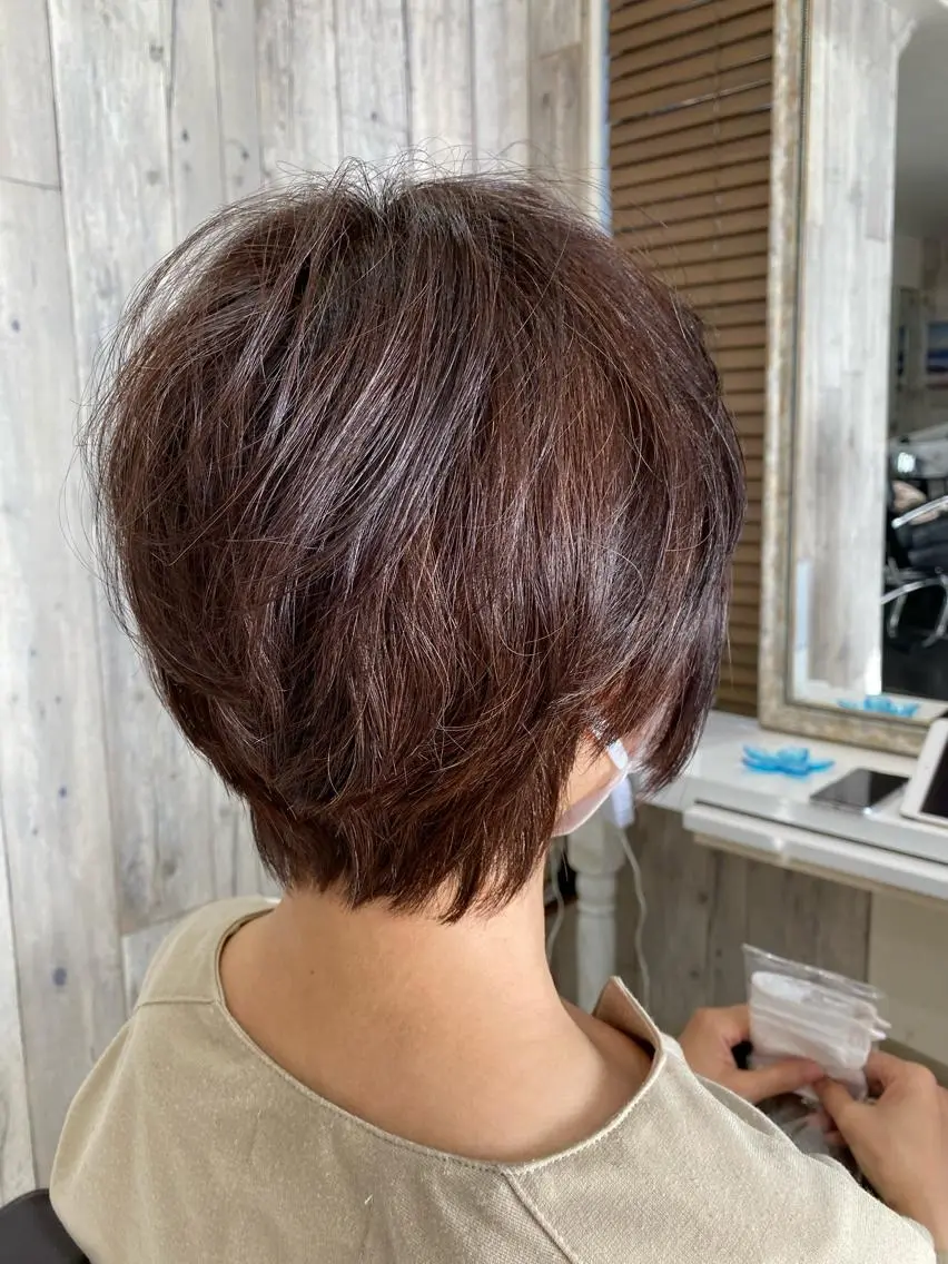 ショート カット 吉川 眞之亮のヘアスタイル