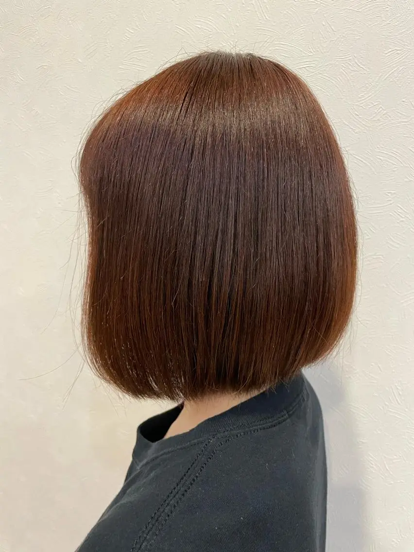 カラー ブラウンカラー ピンクカラー 原口 れいなのヘアスタイル