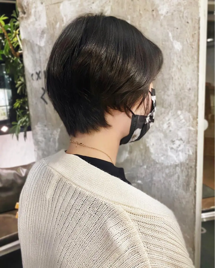 ショート パーマ 木村【似合わせ ショート/ボブ】のヘアスタイル