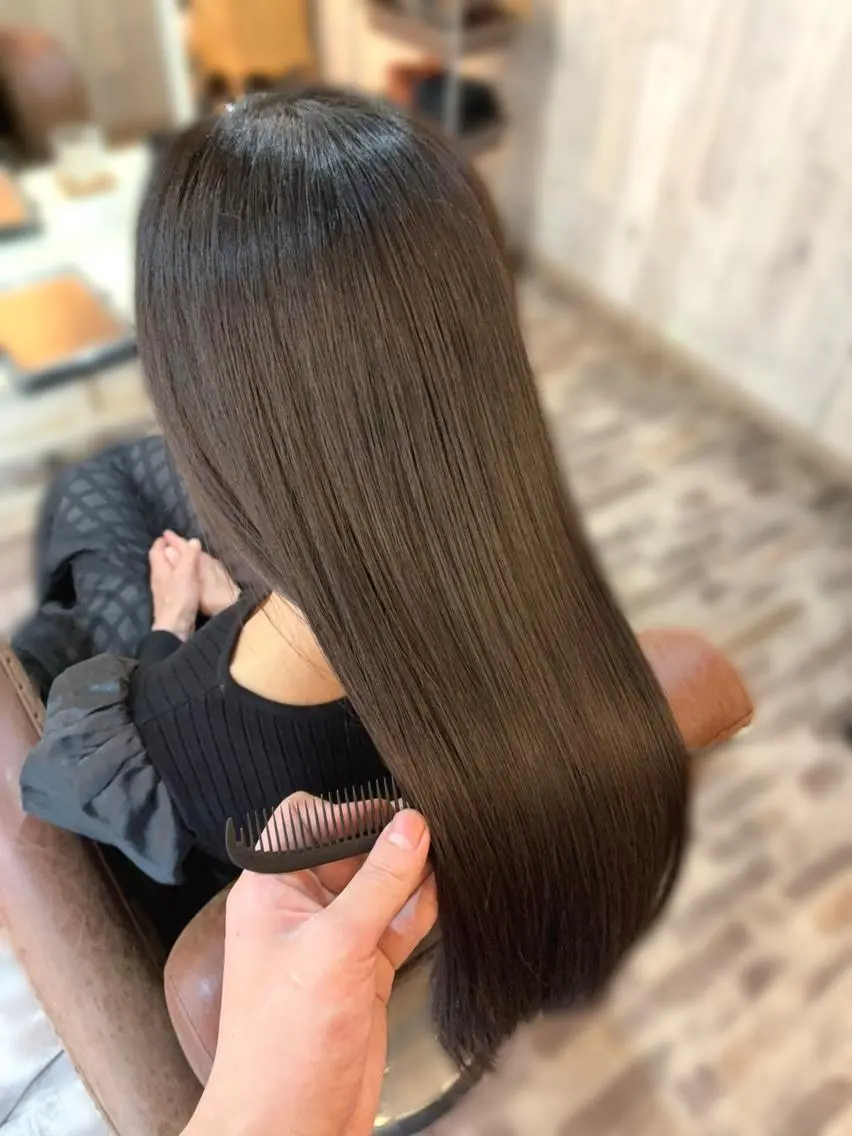ロング 柏原 輝明のヘアスタイル