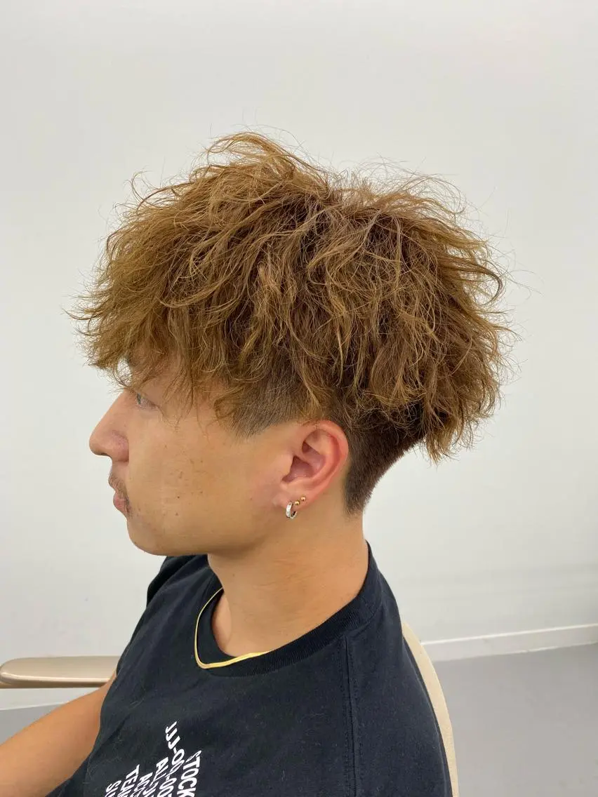 メンズ メンズパーマ 小岸 竜のヘアスタイル