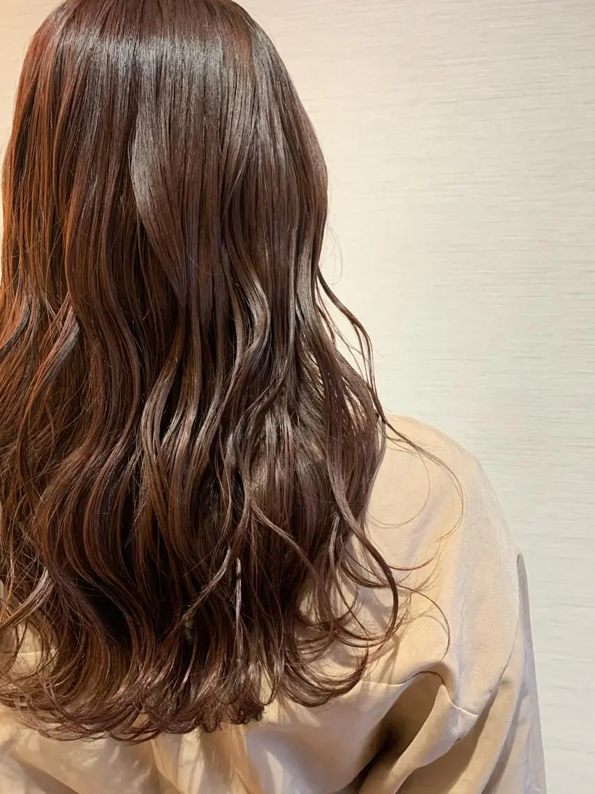 セミロング カラー 蓮見友里 PiSTA／portのヘアスタイル