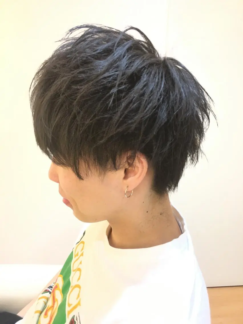 ショート カラー メンズ メンズカット 三村洸斗のヘアスタイル