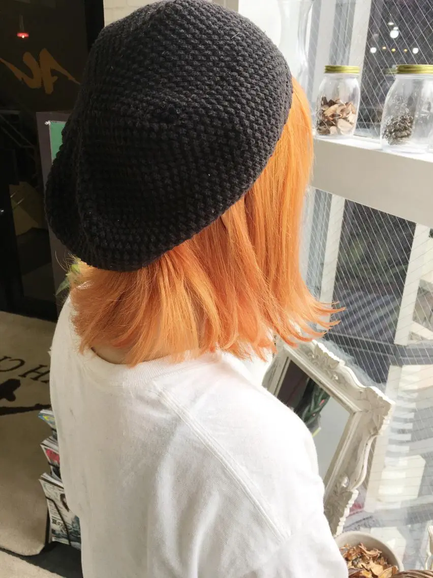ショート カラー ヘアアレンジ エクステの神様 ▫️原島ユウヤ▫️のヘアスタイル