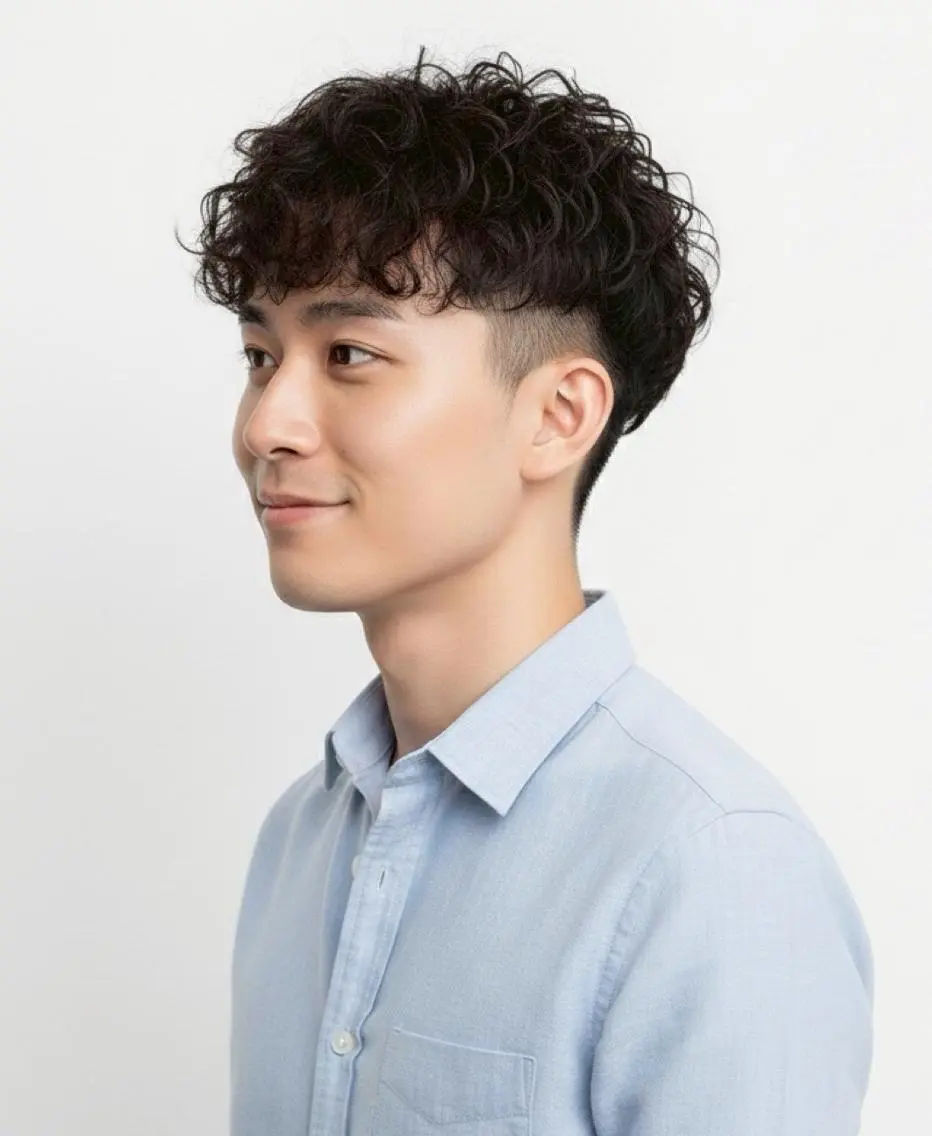 メンズ ハタナカ🎀 メンズパーマのヘアスタイル
