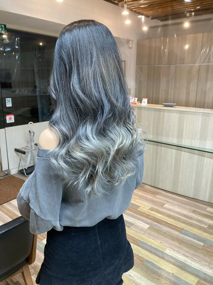 ロング カラー カット ヘアカラー トリートメント ヘアセット ✂️似合わせの魔術師 石田一樹✂️のヘアスタイル