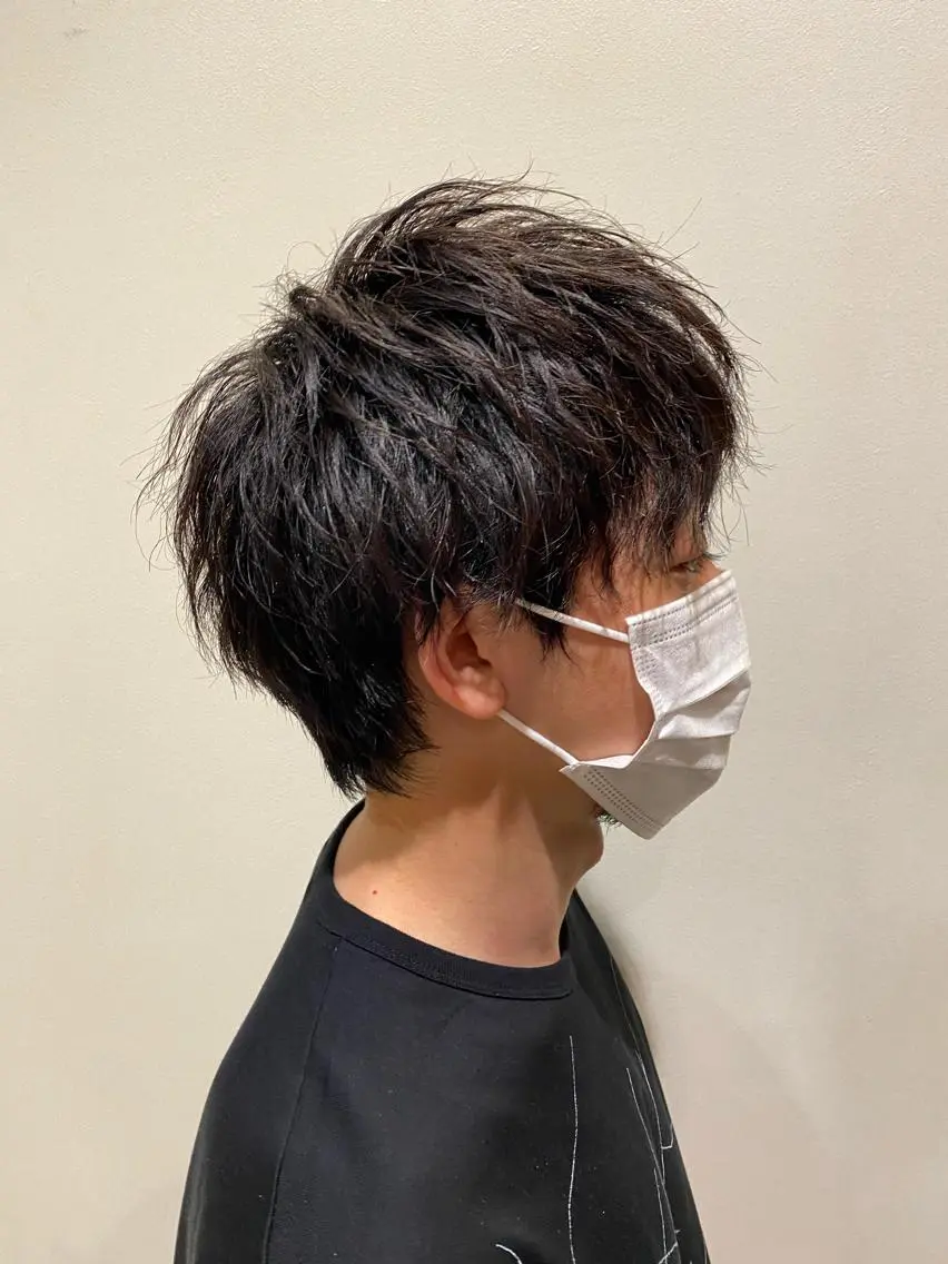 ショート メンズ メンズウルフカット ウルフカット 依田悠人 🌟メンズカット特化のヘアスタイル