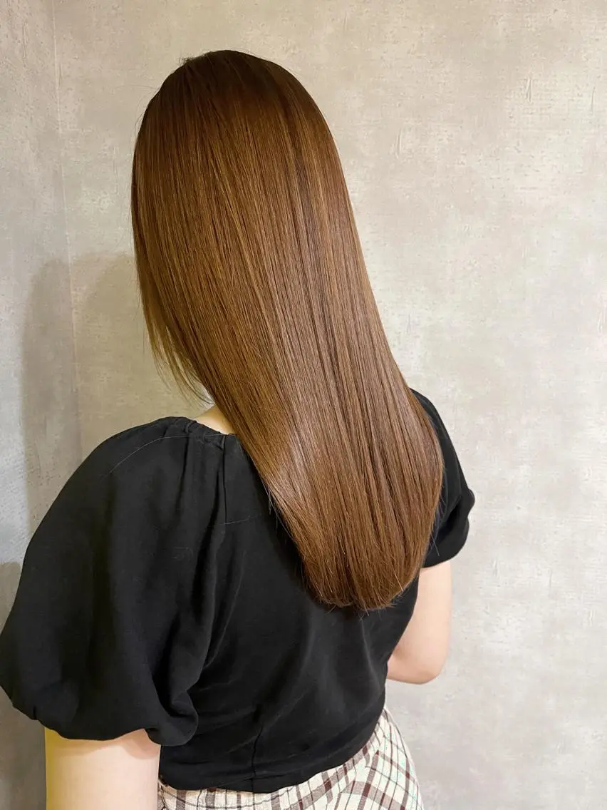 ロング 髪質改善 栗本 博史のヘアスタイル