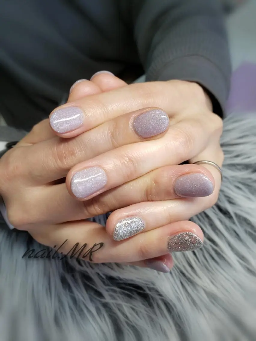 ネイル パープル 春ネイル Nail salon Coco【溝の口駅】のネイルデザイン