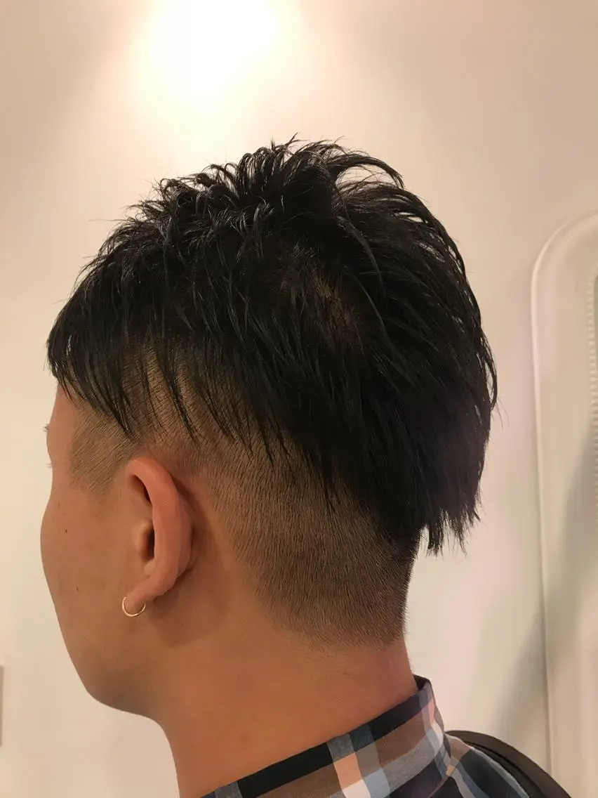 ショート 斉藤大河 カラー/縮毛矯正のヘアスタイル
