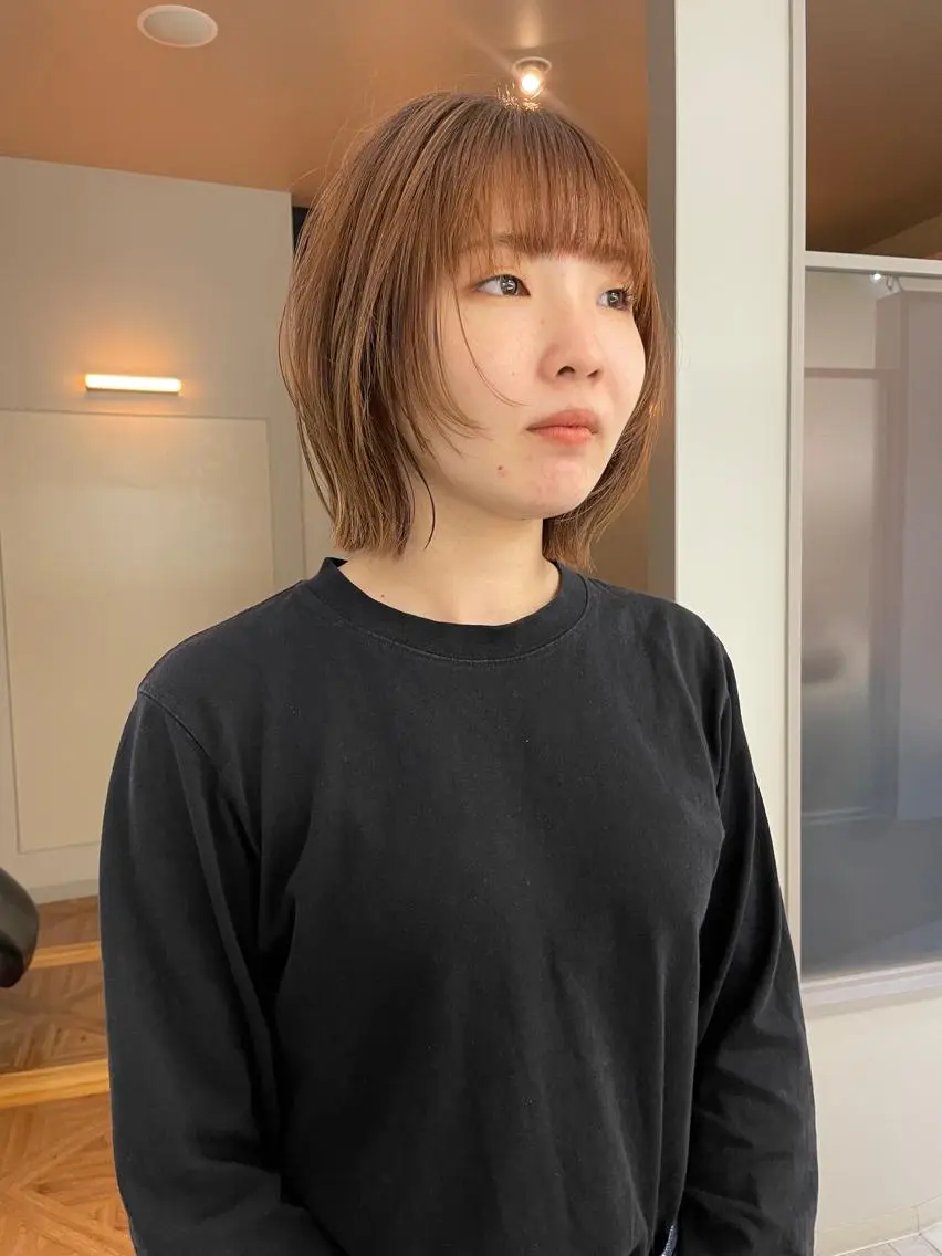 ショート 緒方リエ 時短ショート・ボブのヘアスタイル