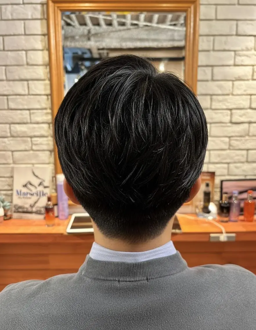 ショート パーマ カット パーマ トリートメント ヘッドスパ flencia 丸 和博|カットのヘアスタイル