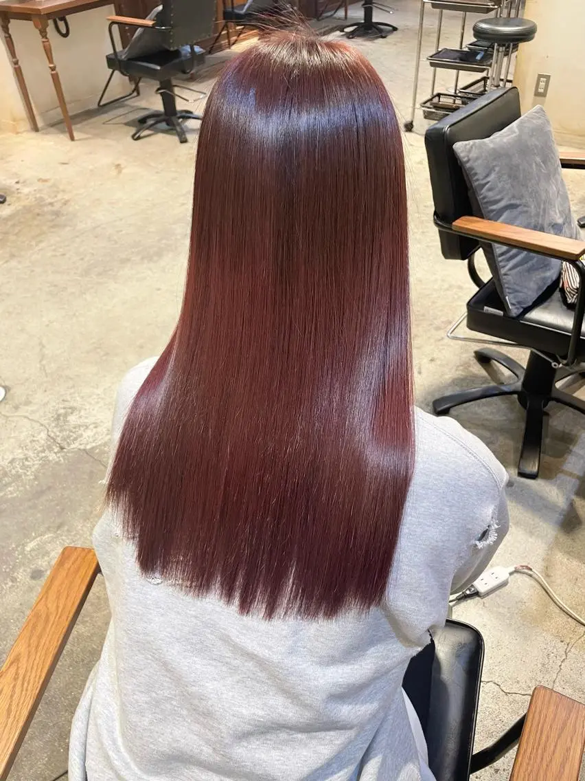 ロング カット ヘアカラー 縮毛矯正 トリートメント ｅｒｉ 🧴🫧のヘアスタイル