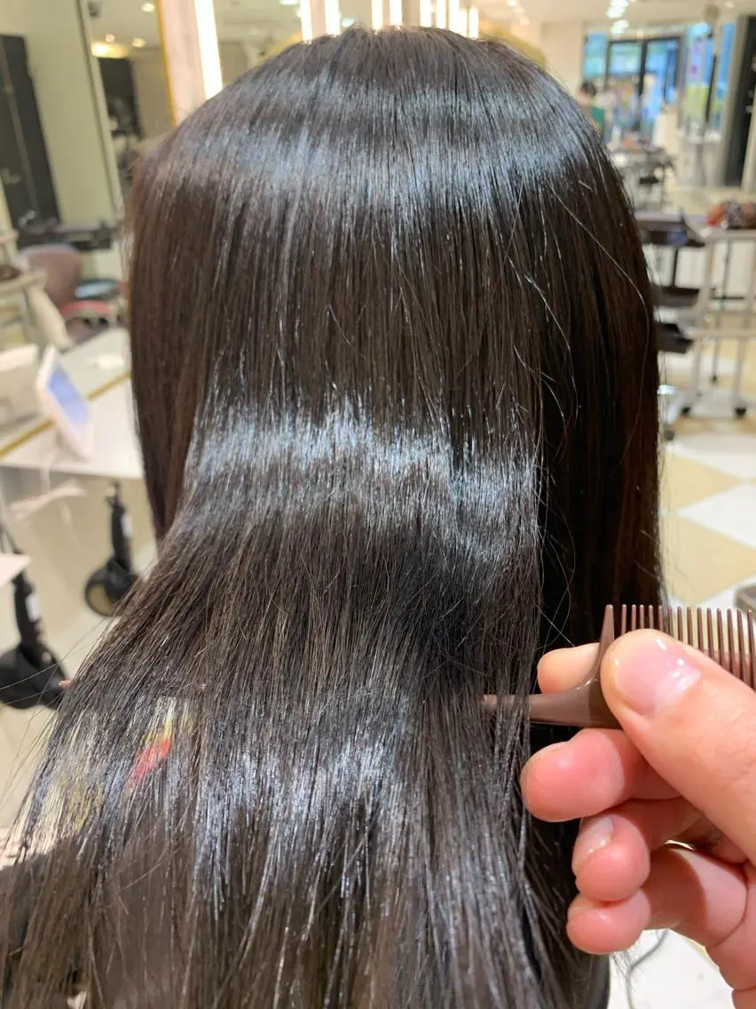 ミディアム カット 縮毛矯正 トリートメント ヘアセット ✨上村 潤平✨メンズヘア✨のヘアスタイル