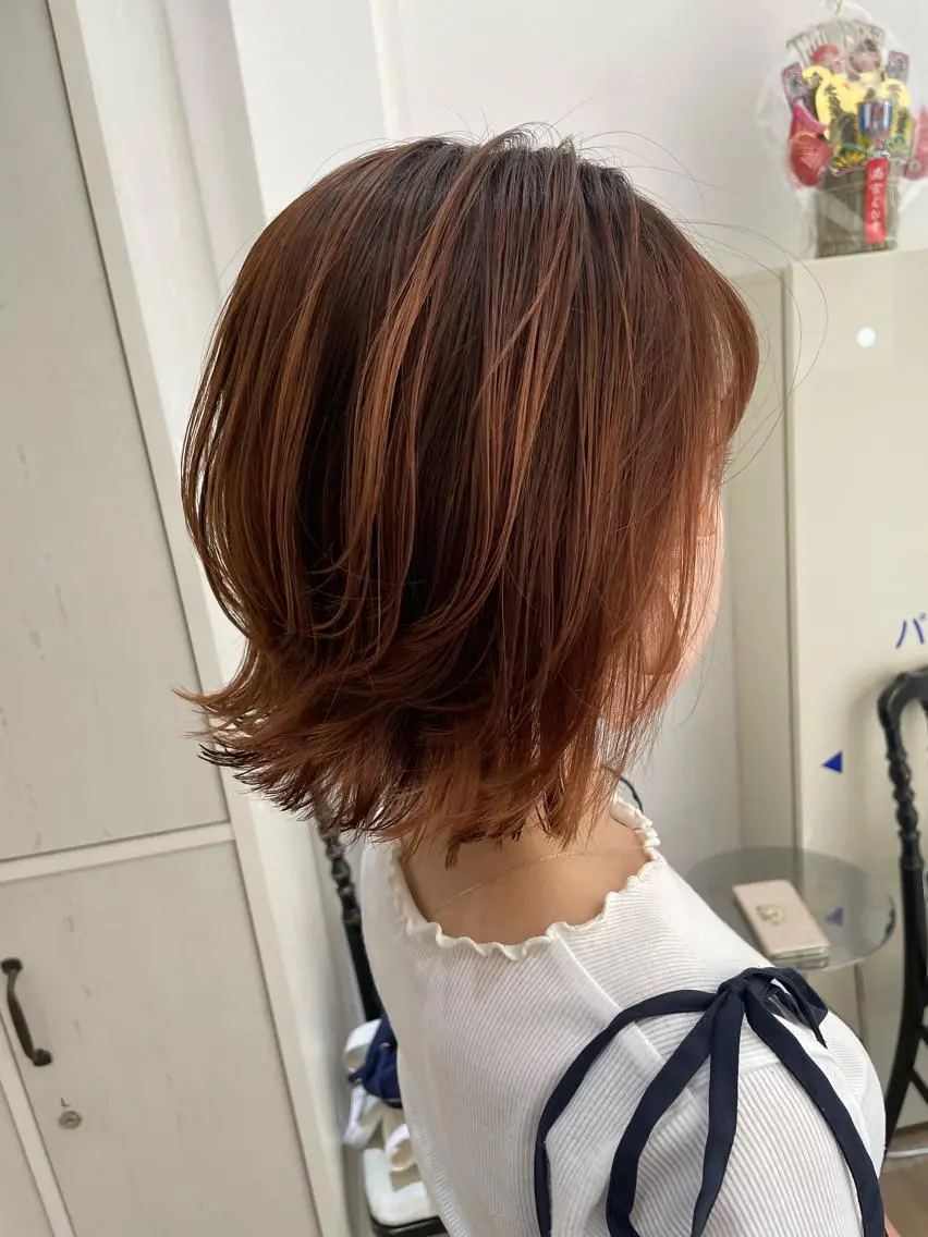 ショート ENN藤本 大輝艶感カラーのヘアスタイル