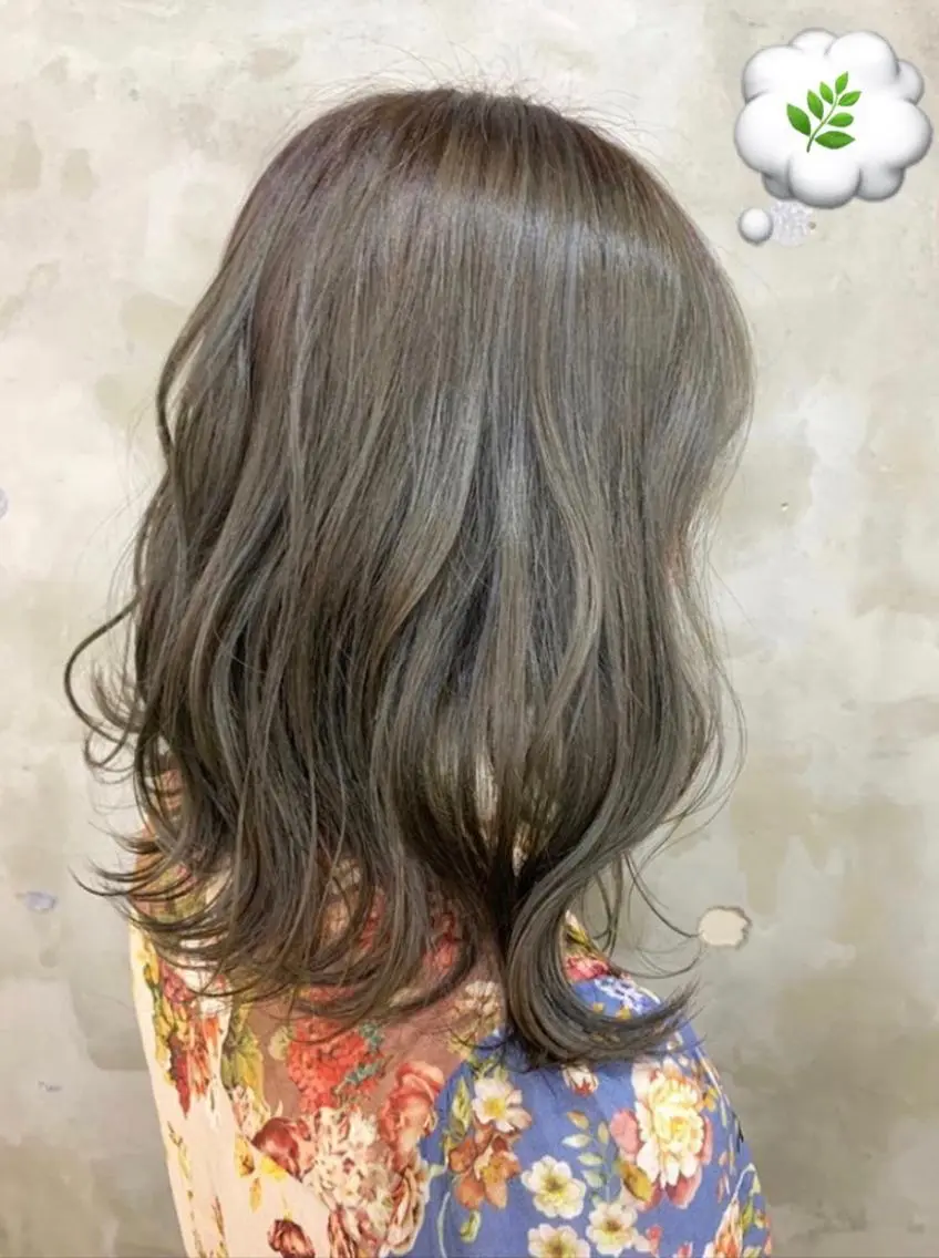 ミディアム オルチャンヘア 顔まわりレイヤー/ bob及川亜沙美のヘアスタイル