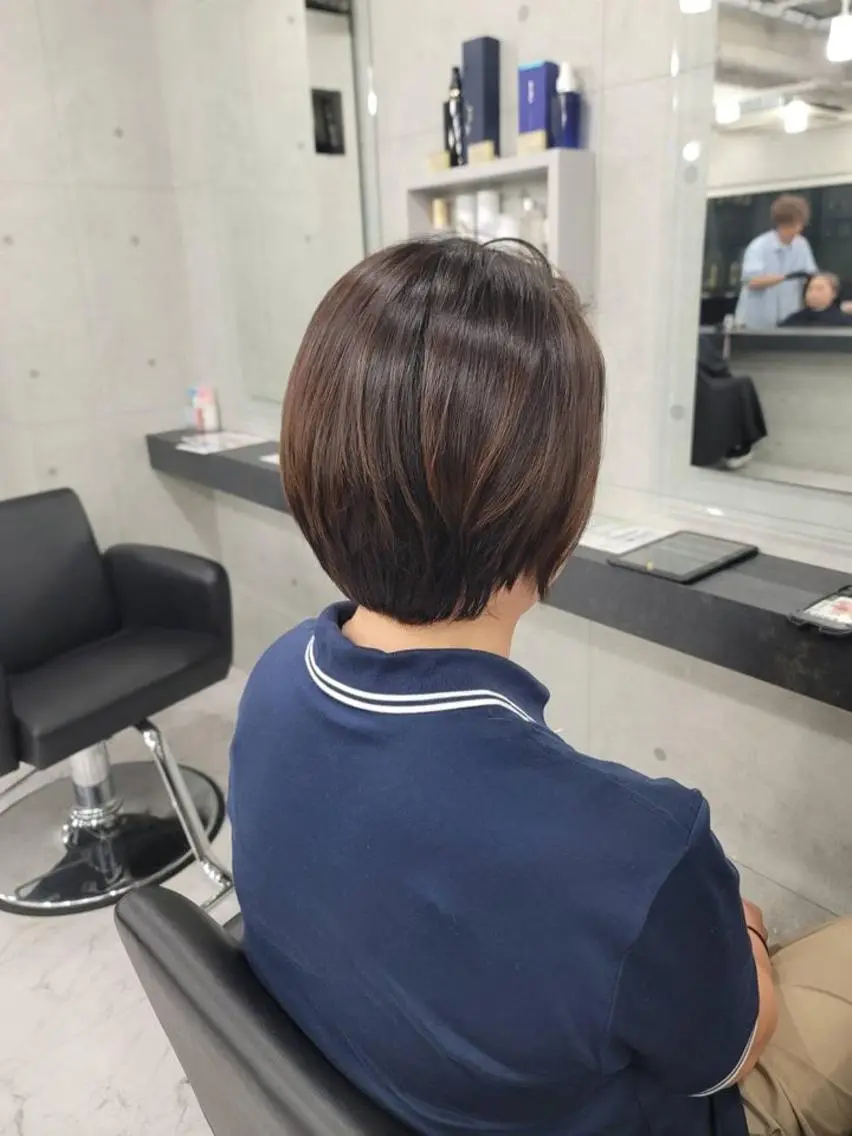 ショート カラー ショートボブ ブラウンカラー チョコレートブラウン 透明感カラー ボブ カット ヘアカラー ❇️安達 優心❇️ レイヤー/艶髪特化のヘアスタイル