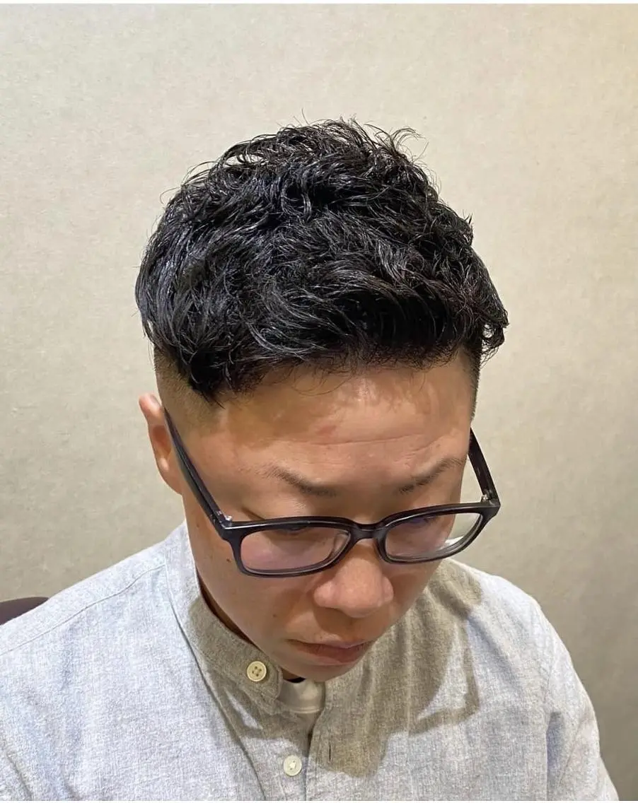 パーマ 新長田メンズヘアなら まかせて🌟秋永のヘアスタイル
