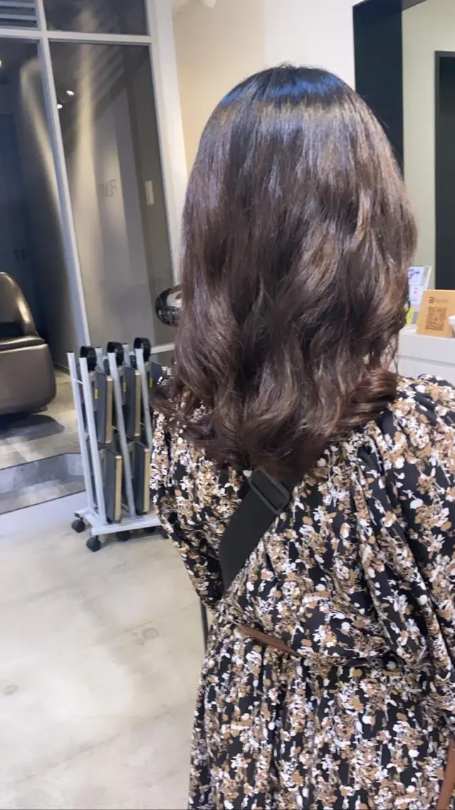 ミディアム パーマ メンズ清潔感のプロ 💈メンズパーマ藤田のヘアスタイル