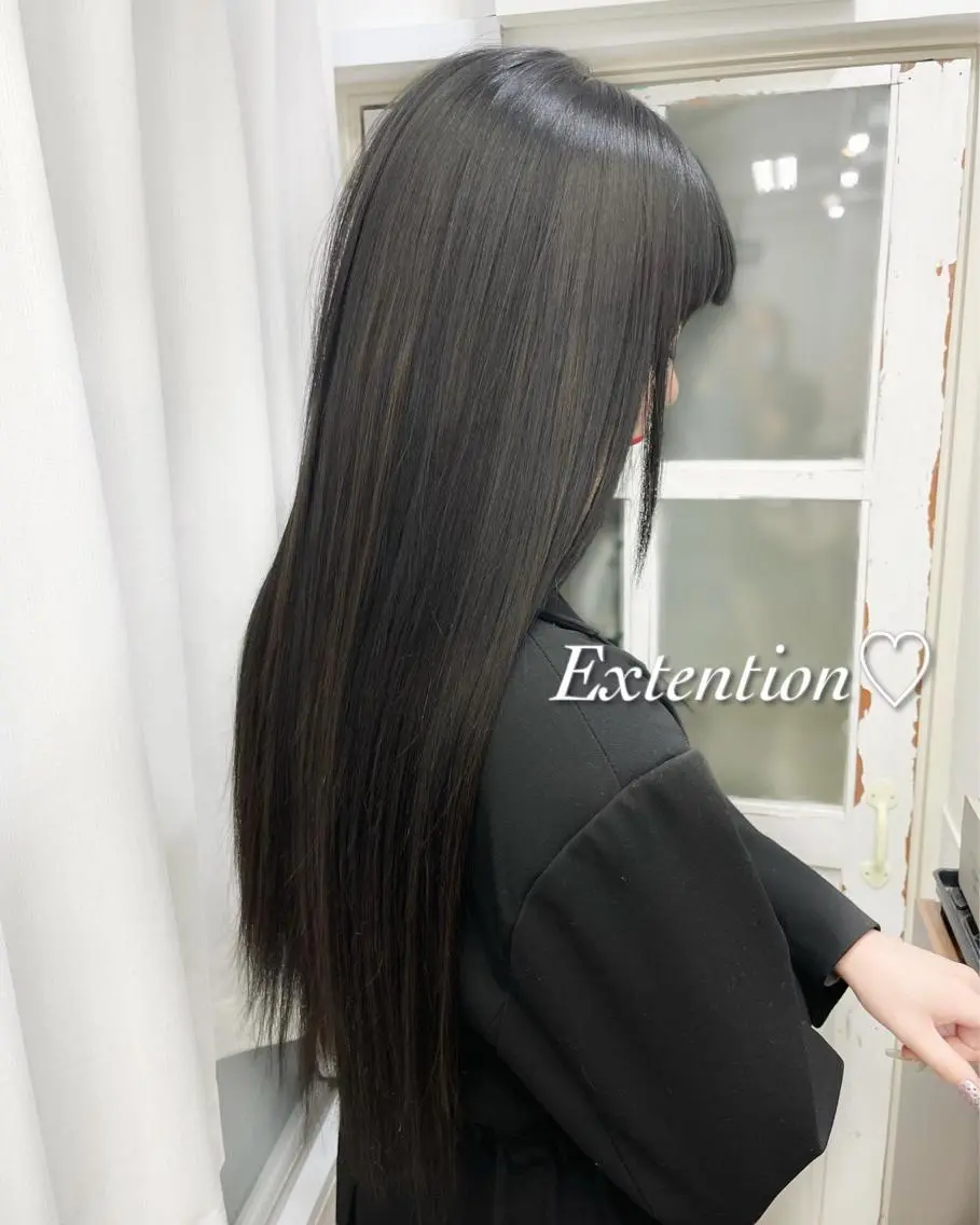 ロング カラー 韓国ヘア🤍髪質改善 🇰🇷AKANEのヘアスタイル