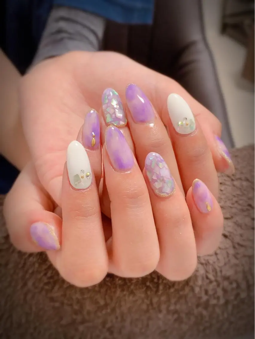 ネイル 持ち込み 💎JADE💎 安田沙也香のネイルデザイン