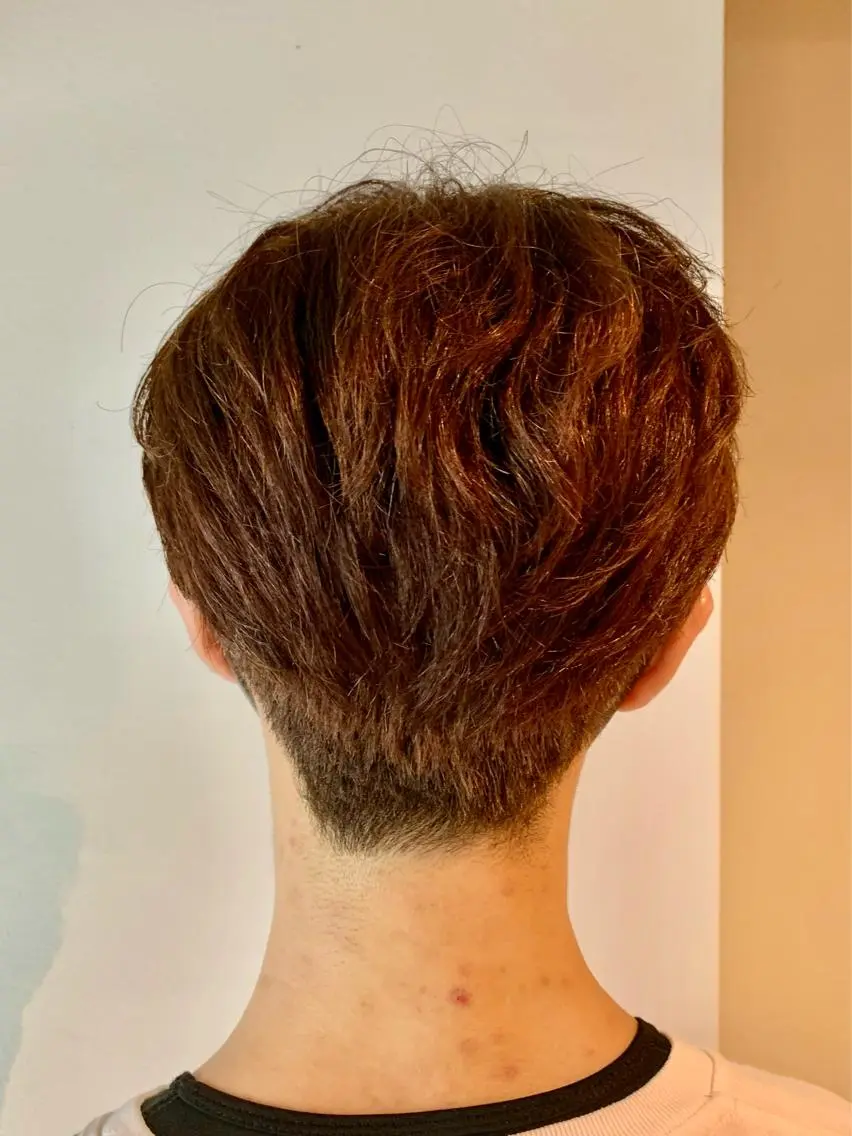 カラー メンズ カット ヘアカラー トリートメント うしだ かおるのヘアスタイル