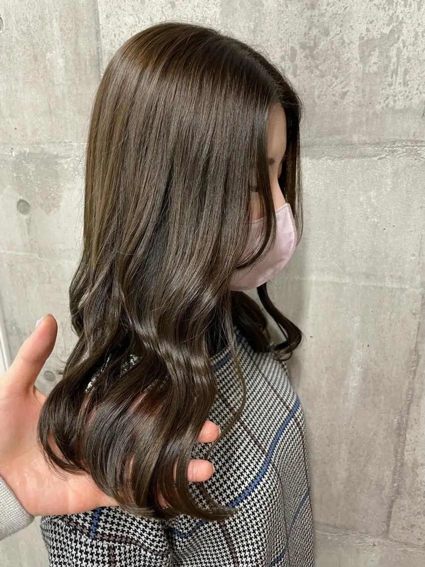 セミロング カラー ヘアカラー トリートメント タケダケイ /ショート/ボブのヘアスタイル
