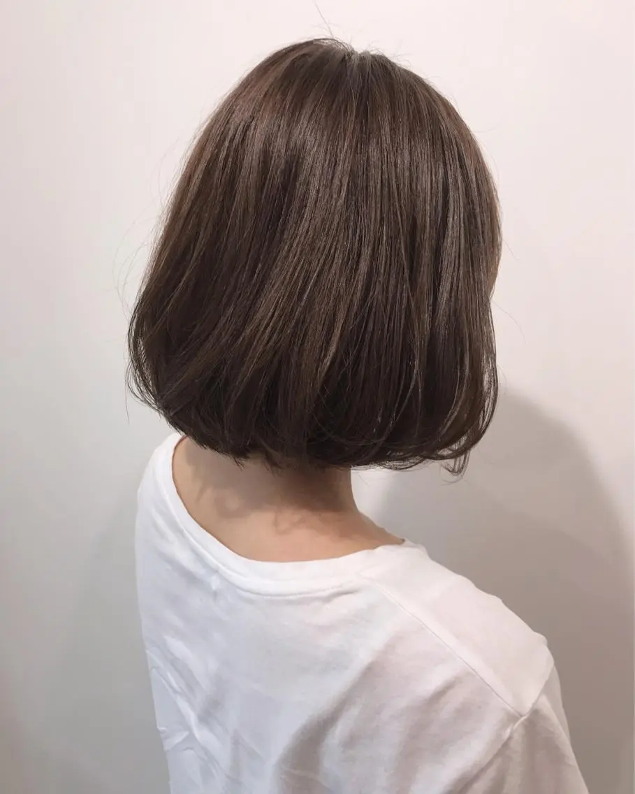 ショート カラー レイヤー/大人ボブ 渡邉【日吉美容室】のヘアスタイル