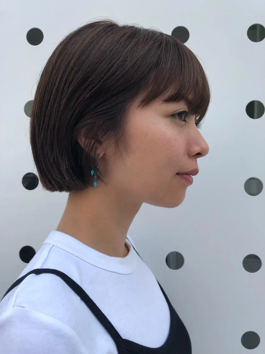 ショート カラー eri kinjoのヘアスタイル