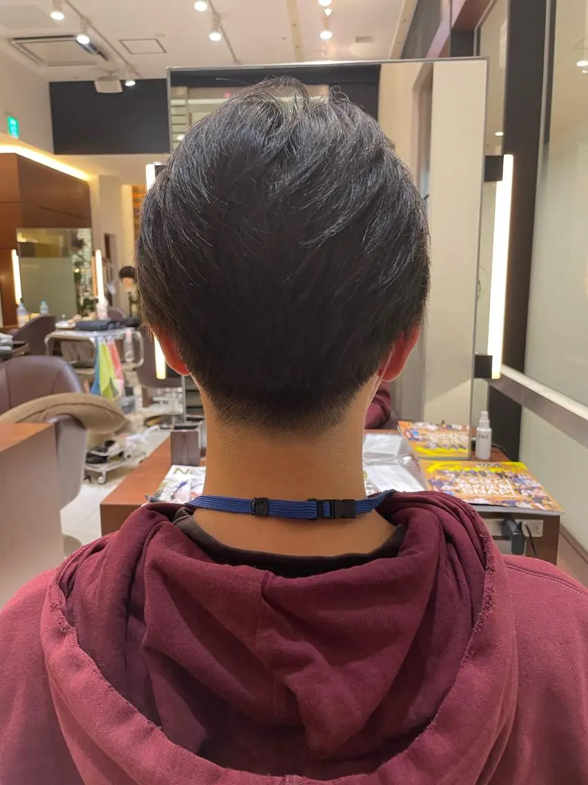 メンズ センターパート メンズパーマ ツーブロック ✂️SOCIE上大岡 🐶飯田 萌香✂️のヘアスタイル