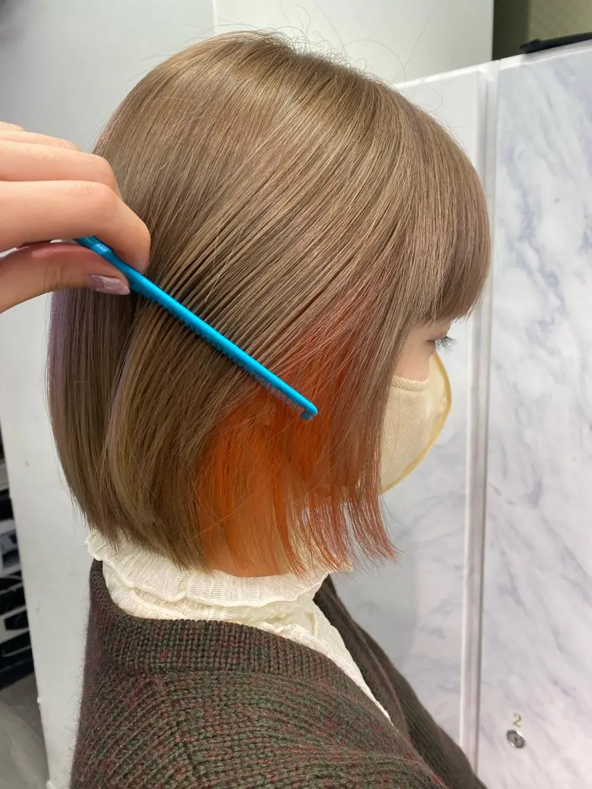 ショート プルエクステ/カラー ⭐️KIR̋Aのヘアスタイル
