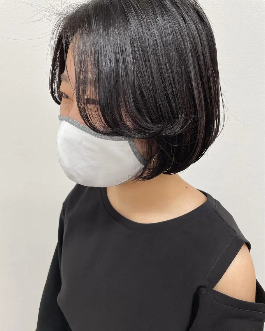 ショート カラー ヘアアレンジ ショートボブ ボブ 韓国風ヘア ショートヘア カット ヘアカラー トリートメント 酸性縮毛矯正🧴韓国 レイヤー/髪質改善のヘアスタイル