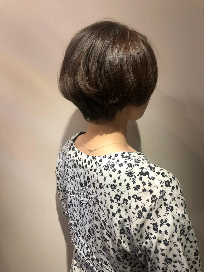 ショート くせ毛 ショートヘア メンズパーマ、カラー 大募集村上莉奈のヘアスタイル