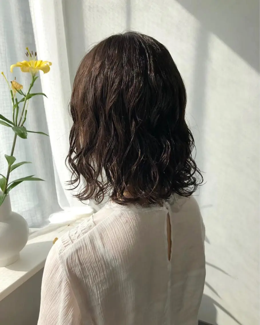 パーマ ボブパーマコテ巻き風 パーマNo1深江秀平のヘアスタイル