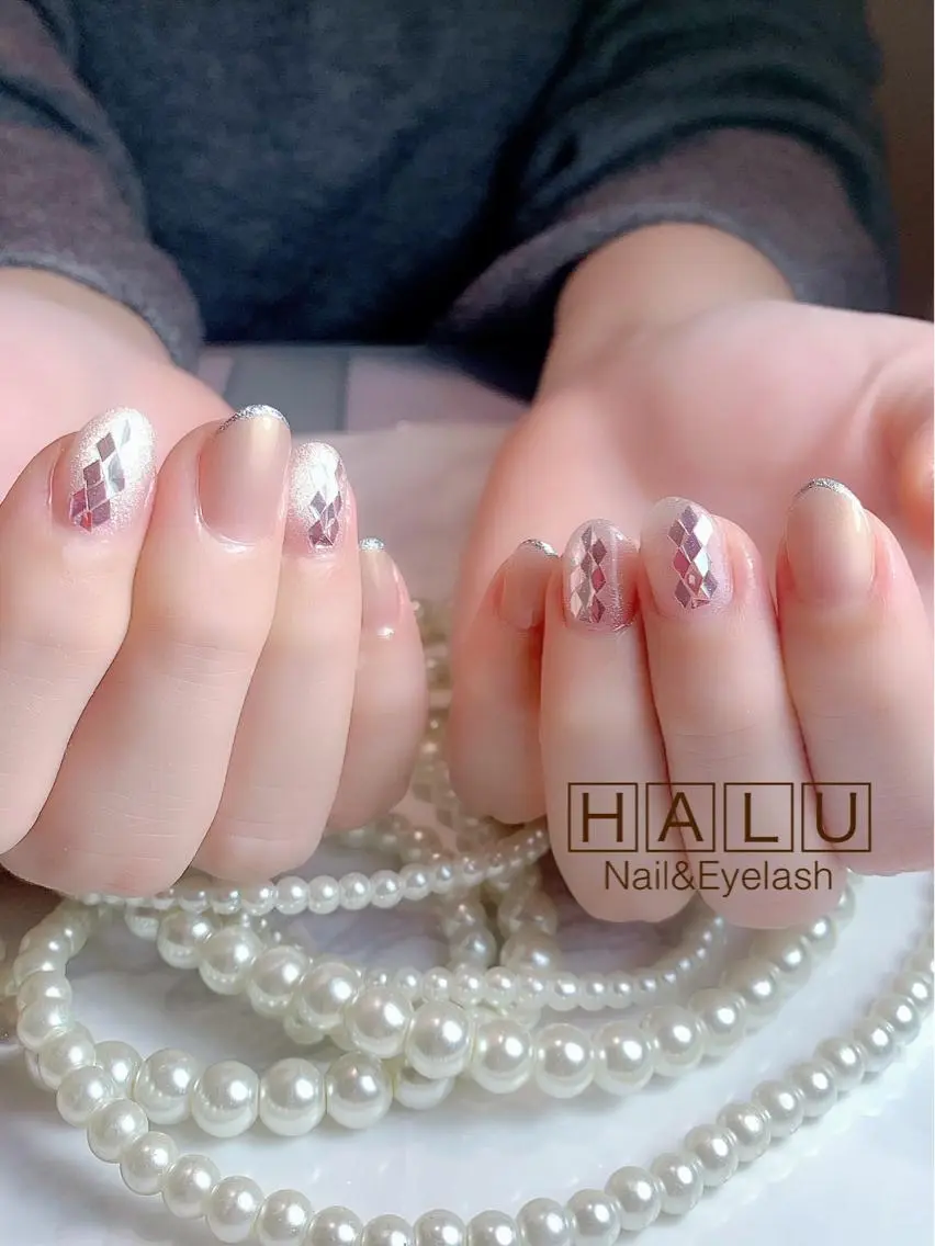 ネイル 冬ネイル HALU ハルのネイルデザイン
