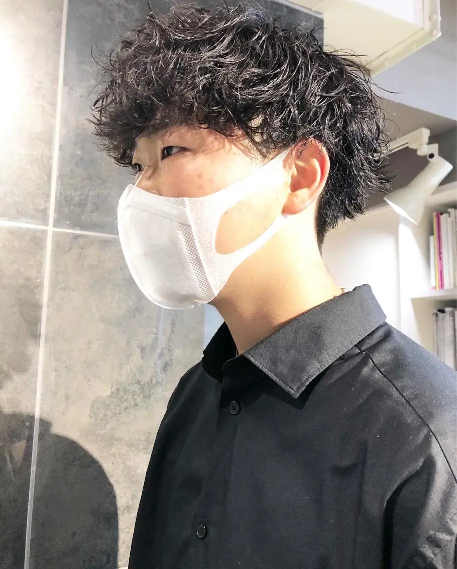 パーマ ヘアアレンジ メンズ メンズパーマ カット パーマ トリートメント ヘアセット メンズ特化✂️栗原 侑也のヘアスタイル