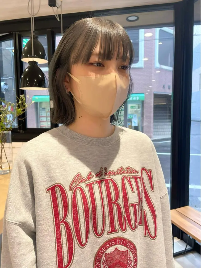 ミディアム カラー カット ヘアカラー トリートメント haru/レイヤー/ ウルフのヘアスタイル