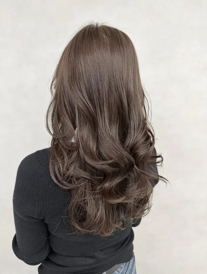 カラー ロング ヘアアレンジ 透明感カラー ハイライトカラー 顔周りカット ハイライト 小顔カット 💎ハイライトカラー /髪質改善カラー💎のヘアスタイル