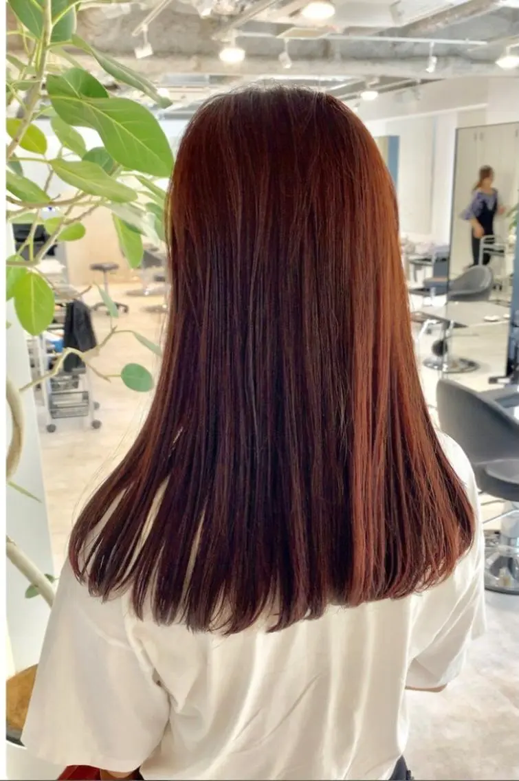 ロング カラー トリートメント 松本 翔吾のヘアスタイル
