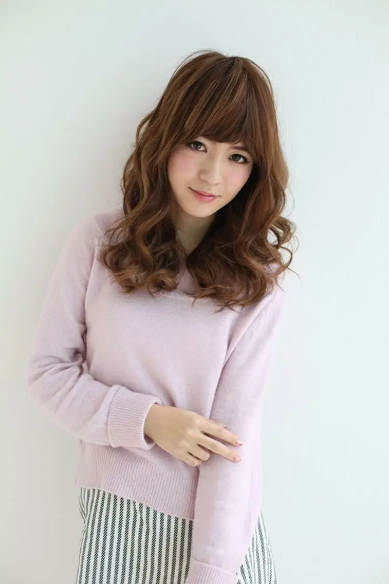 セミロング 髪質改善&縮毛矯正へ アデザインピーチ入谷のヘアスタイル