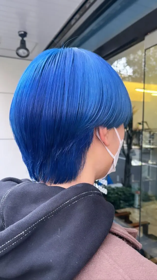 ショート カラー ダブルカラー グラデーションカラー ハイライトカラー イルミナカラー インナーカラー BUCKS【天王寺】 バックス【駅30秒】のヘアスタイル