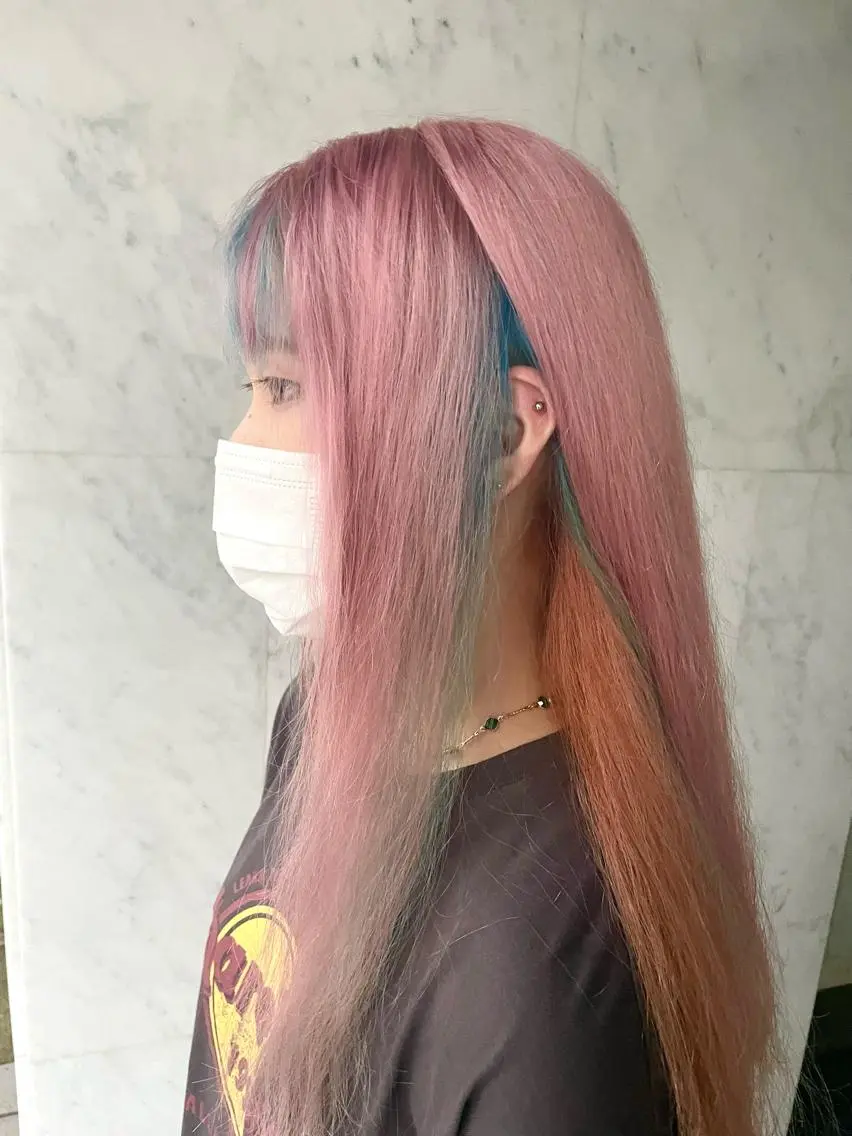 ロング カラー 町田ブリーチデザイン 🌈MANATOのヘアスタイル