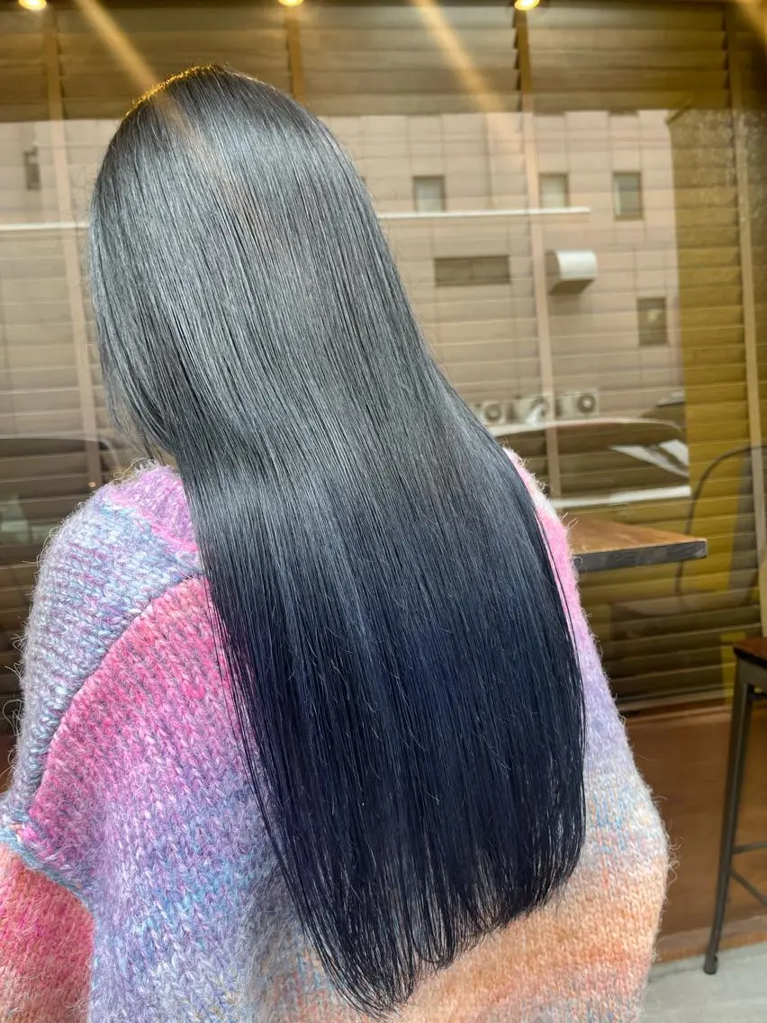 ロング カット ヘアカラー トリートメント 瀬川 響音のヘアスタイル